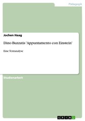 Dino Buzzatis 'Appuntamento con Einstein'