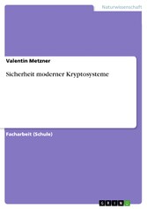 Sicherheit moderner Kryptosysteme