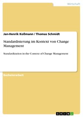 Standardisierung im Kontext von Change Management