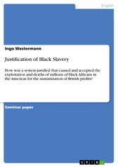 Justification of Black Slavery