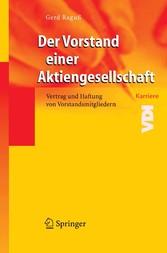 Der Vorstand einer Aktiengesellschaft