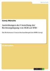 Auswirkungen der Umstellung der Rechnungslegung von HGB auf IFRS