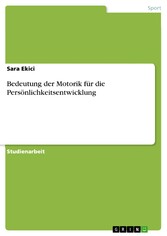 Bedeutung der Motorik  für die  Persönlichkeitsentwicklung