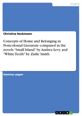 Concepts of Home and Belonging in Postcolonial Literature compared in the novels 'Small Island' by Andrea Levy and 'White Teeth' by Zadie Smith