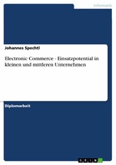 Electronic Commerce - Einsatzpotential in kleinen und mittleren Unternehmen