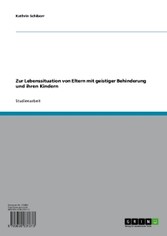 Zur Lebenssituation von Eltern mit geistiger Behinderung und ihren Kindern