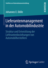 Lieferantenmanagement in der Automobilindustrie