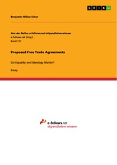 Proposed Free Trade Agreements