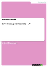 Bevölkerungsentwicklung - UV