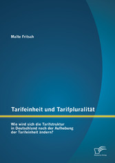 Tarifeinheit und Tarifpluralität: Wie wird sich die Tarifstruktur in Deutschland  nach der Aufhebung der Tarifeinheit ändern?