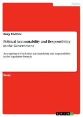 Political Accountability and Responsibility in the Government