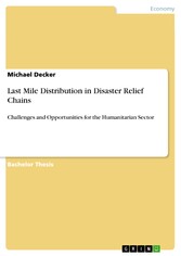 Last Mile Distribution in Disaster Relief Chains