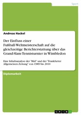 Der Einfluss einer Fußball-Weltmeisterschaft auf die gleichzeitige Berichterstattung über das Grand-Slam-Tennisturnier in Wimbledon