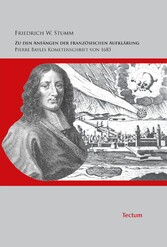 Zu den Anfängen der französischen Aufklärung - Pierre Bayles Kometenschrift von 1683