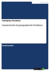 Symmetrische kryptographische Verfahren