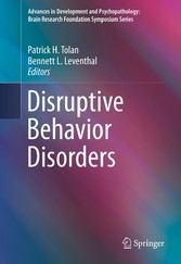 Disruptive Behavior Disorders