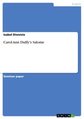 Carol Ann Duffy's Salome