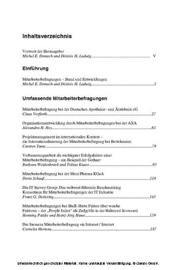 Handbuch Mitarbeiterbefragung