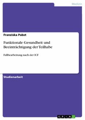 Funktionale Gesundheit und Beeinträchtigung der Teilhabe